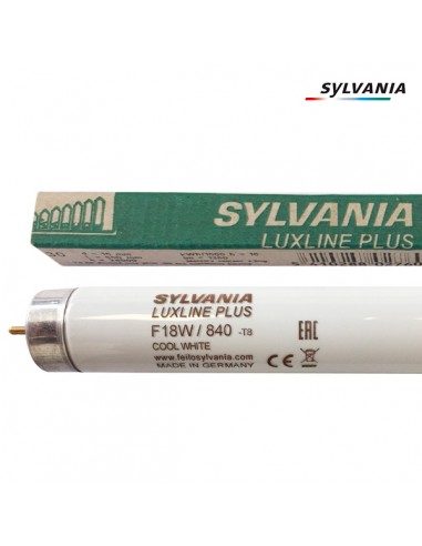 Tube Fluo T8 865 Sylvania 18 W (60 Cm) - 6500k