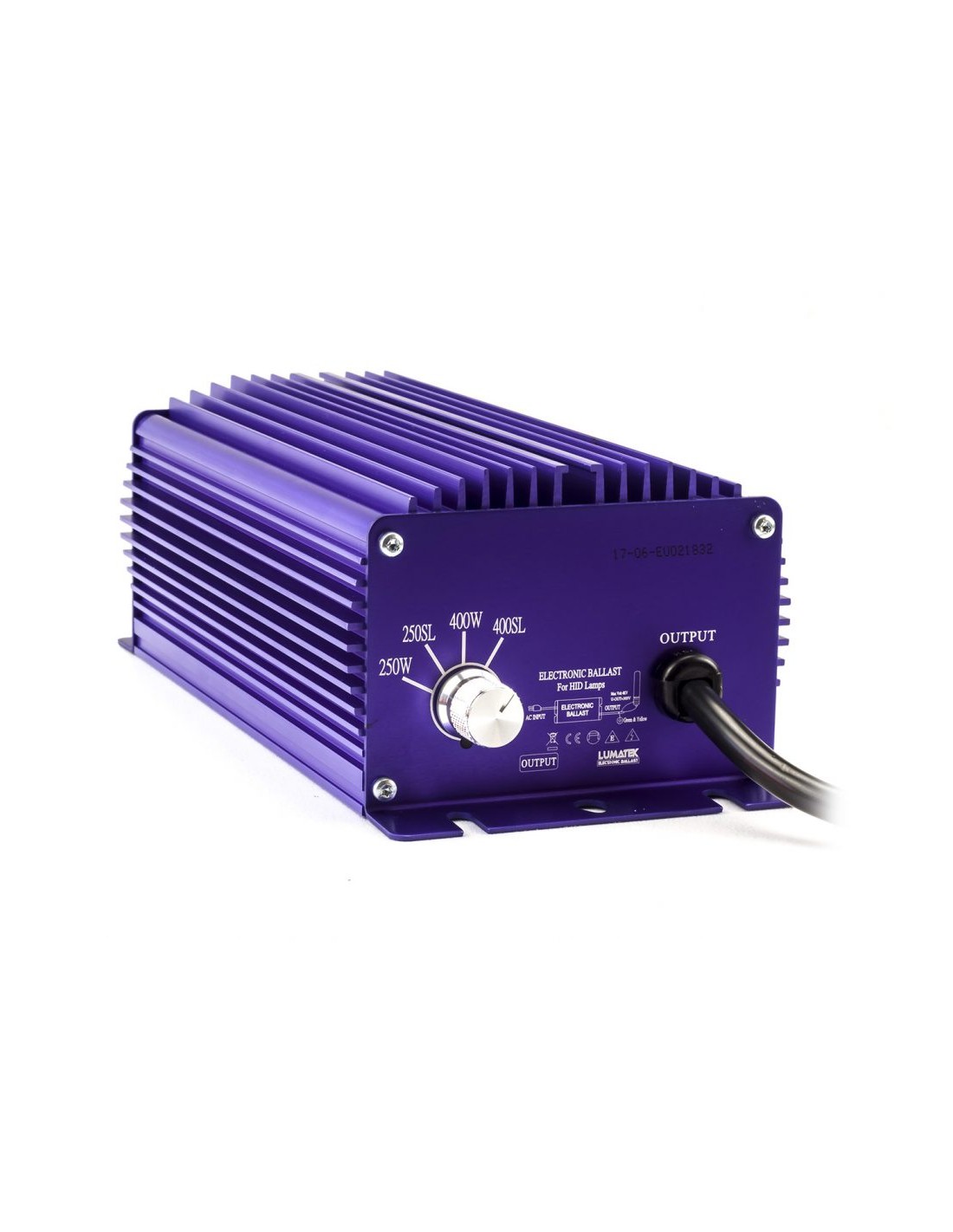 Ballast Électronique Lumatek 400W Réglable - Démarrage Rapide, Compact Pour Culture