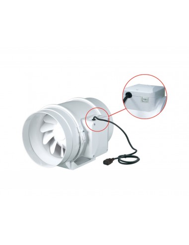 Extracteur Vents Tt - Ø 100mm -switch 2 Vitesses -  145 Et 187m3/h