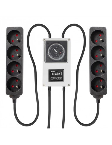 Minuterie Black Contactor 8 Entree Lumii