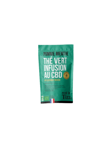 Pomme Menthe - The Vert Infusion Cbd Bio - 50 Gr