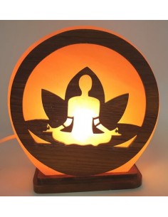 Lampe De Sel Bouddha Lotus...