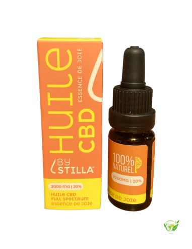 HUILE SUBLINGUALE CBD ESSENCE DE JOIE CITRON GINGEMBRE 20% - 10ml