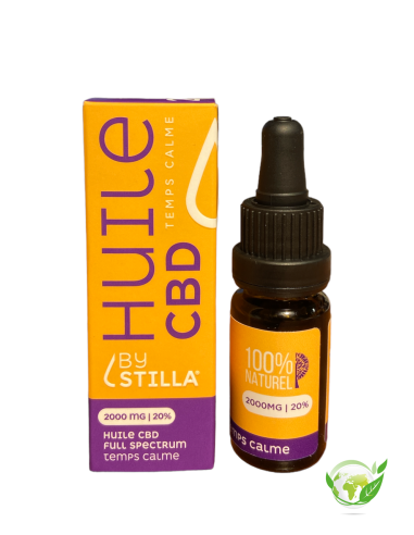 HUILE SUBLINGUALE CBD TEMPS CALME CHEESECAKE MYRTILLE 20% - 10ml