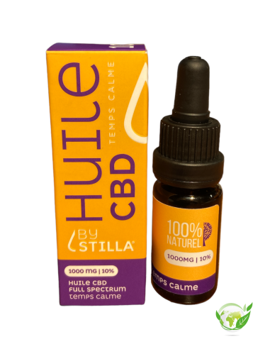 HUILE SUBLINGUALE CBD TEMPS CALME CHEESECAKE MYRTILLE 10% - 10ml