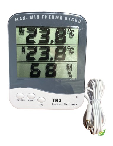 Thermo/hygro Avec Sonde Th3 - Cornwall Electronics Thermo/hygro Avec Sonde Th3 - Cornwall Electronics