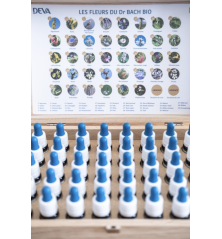 Coffret bois 40 fleur de bach 15ml Deva