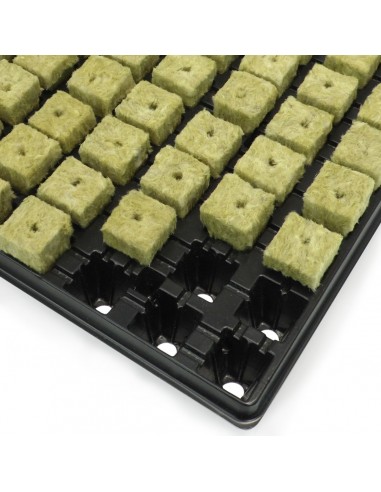 Rockwool Cubes 25x25x40mm Cubes Laine De Roche Rockwool Lot De 50 - 25x25x40mm - Substrat Culture Sans Sol - Boutures Et Semis Tapis Culture 50 Cubes