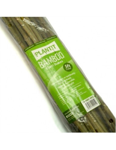 Tuteur Bambou 150 Cm - Pack De 25 Pcs